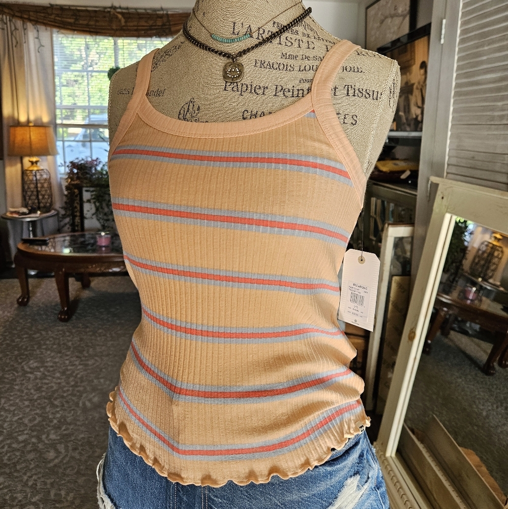 NWT BILLABONG The Baby Tank Apricot Size L/12